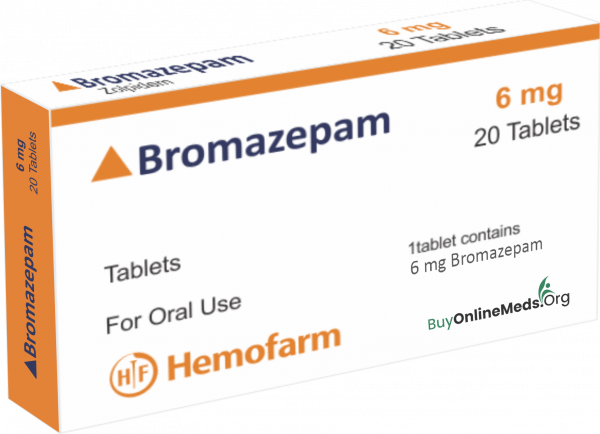 Bromazepam 6 mg 20 Tablets