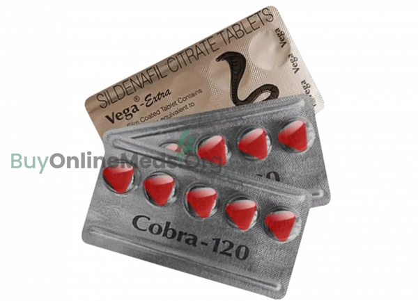 Cobra 120mg Sildenafil Citrate 5 Tablets